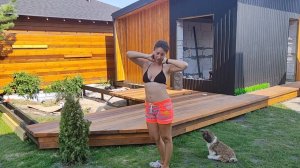 🛠️ Строим баню своими руками часть 3, Терраса.