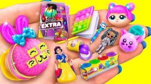Креативные мини игрушки для кукол! 32 идеи для ЛОЛ ОМГ