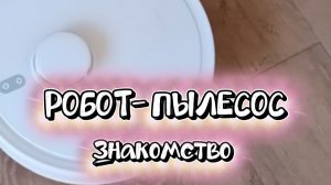 Робот-пылесос. Знакомство🤗 Дела хозяйские😉