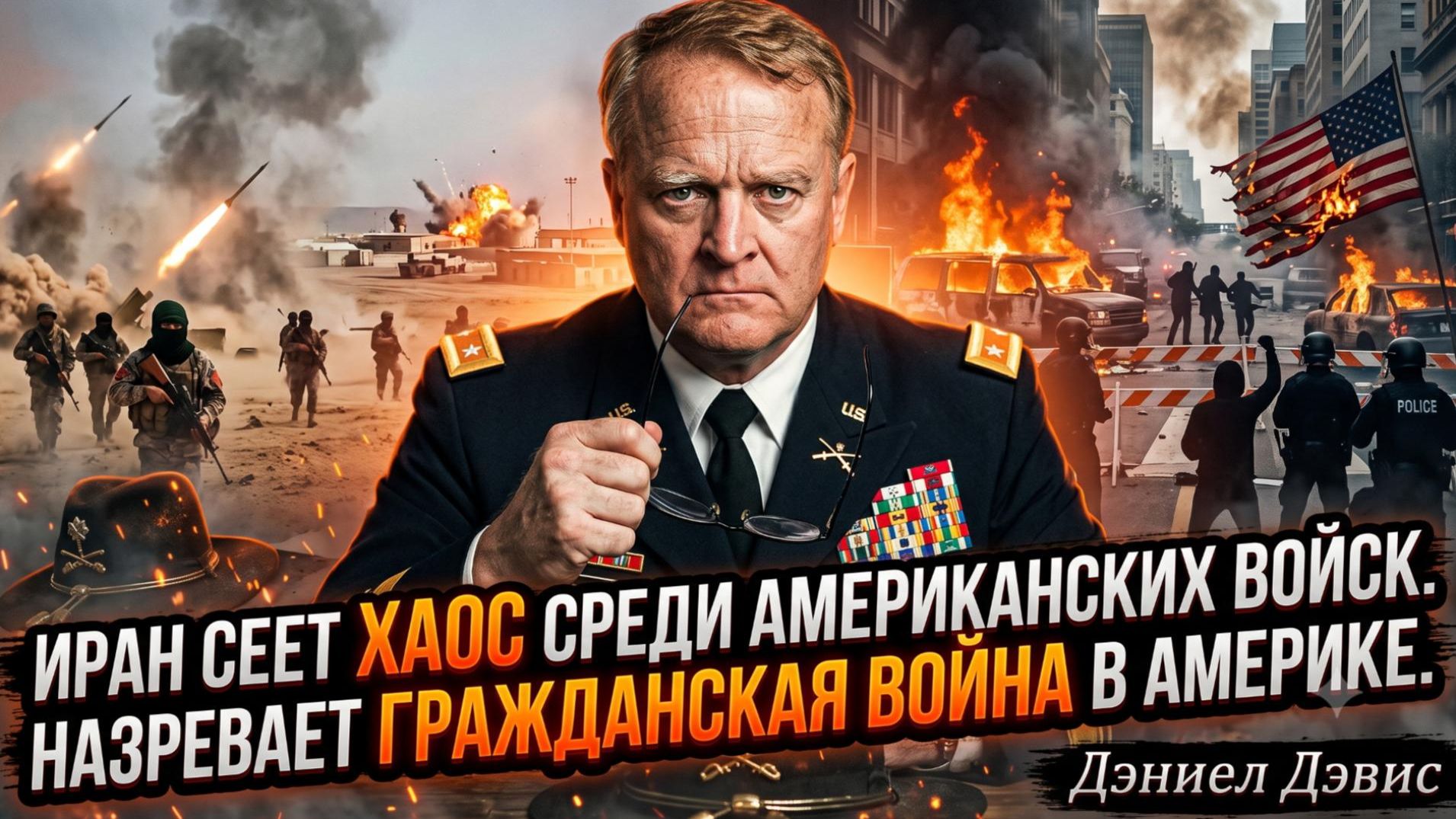 💀 Дэниел Дэвис | Иран сеет ХАОС среди американских сил. Гражданская война в США назревает смотреть онлайн
