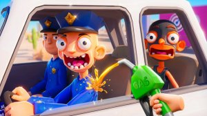 ПОЛИЦИЯ заплатила мне за поимку ПРЕСТУПНИКОВ! (Gas N Cars VR) Игры. Мультики для детей. Мультфильмы