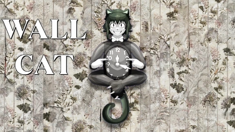 Настенная кошка/Wall Cat./русские субтитры Vocaloid-Gumi SynthV. Автор-V01D Production смотреть онлайн