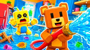 БААРЕН ЗАТОПИЛ ДОМ ШИКИ в СУПЕР МИШКА! Super Bear Adventure