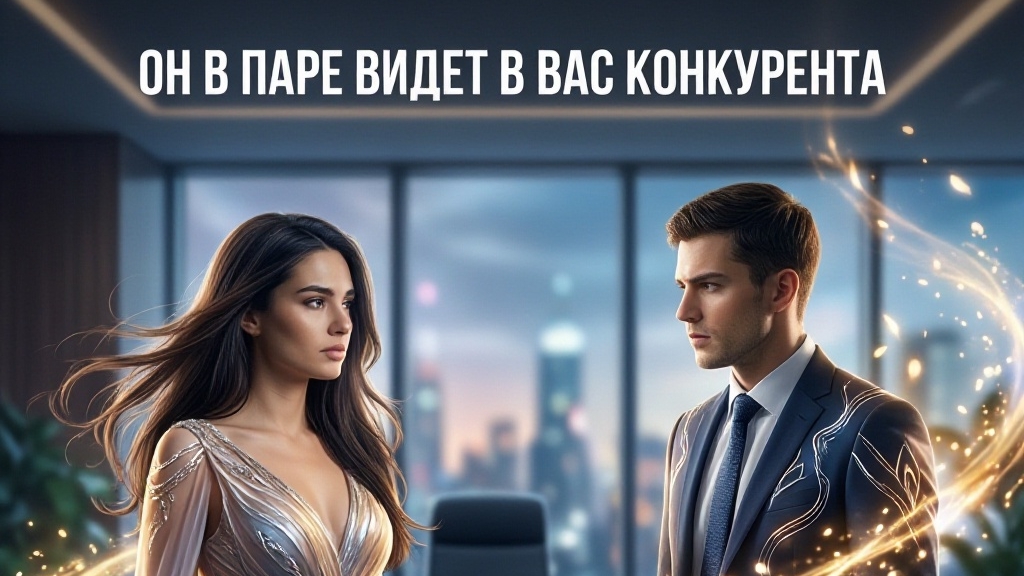 ПОЧЕМУ  ОН ВИДЕТ В ВАС КОНКУРЕНТА