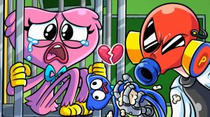 Кисси так грустно в маске — Анимация по игре Poppy Playtime, Глава 3, Часть 2