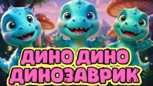 Дино Дино ДИНОЗАВР веселые динозаврики и воздушный пластилин