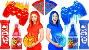 Холодная vs горячая беременная девушка челлендж