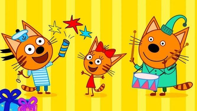Три кота кафе #трикота #длядетей смотреть онлайн