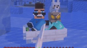 Minecraft. Приключения Волчка и Элвиса, друзья устроили соревнования, и пусть победит сильнейший 💪