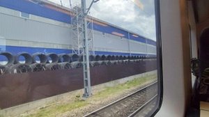 поездка на электропоезде ЭС1-049 ЛАСТОЧКА №819Е РОСТОВ-НОВОРОСИЙСК ОТ ТОНЕЛЬНОЙ ДО НОВОРОССИЙСКА