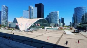 🇫🇷 Париж, Франция - Прогулка по современному району города - Ла Дефанс / 2026 / 4K / 2160p
