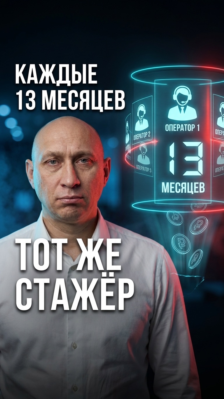 📉 Текучка персонала в клиентском сервисе: сколько стоит цикл «найм-увольнение»