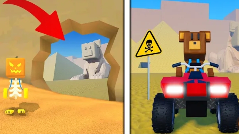 Новый телепорт в пустыню Roblox - Прохождение игры Super Bear Adventure смотреть онлайн
