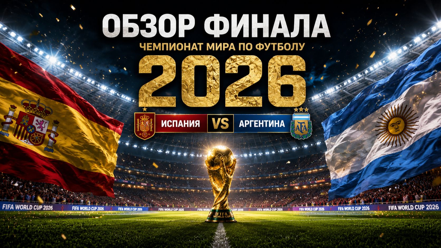 Испания - Аргентина. Обзор финала чемпионата мира по футболу 2026