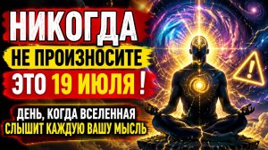 Никогда не произнесите это 19 июля. День, когда вселенная слышит все.