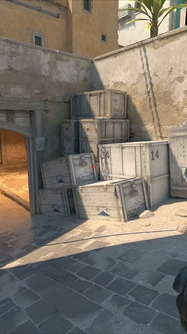 Дым анти-раш на лонг Dust 2 в CS2 🤯