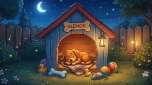 Колыбельная про щенка | детская колыбельная для детей 0+