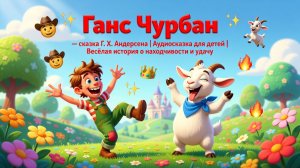 🤠🐐✨ «Ганс Чурбан» — сказка Г. Х. Андерсена | Аудиосказка для детей | Весёлая история