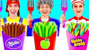 Кулинарный Челлендж: Я против Бабушки | Безумные Ситуации на Кухне