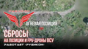Донбасс. Сбросы на позиции и FPV-дроны ВСУ.