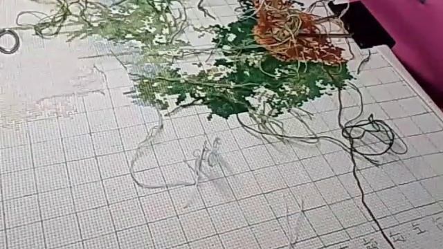 Лесная тайна Вышивка крестиком мои посиделки со вышивкой крестиком И с аудиокнигой смотреть онлайн