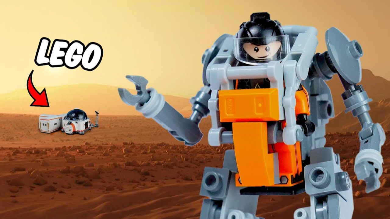 Я построил МАРСИАНСКУЮ колонию из ЛЕГО [PAPA LEGO]