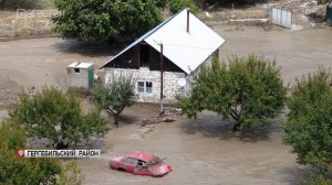 Последствия разрушительных паводков в селе Кикуни Гергебильского района