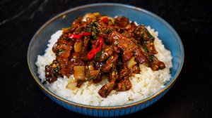 Мясо по-монгольски. Вкуснейшая говядина!