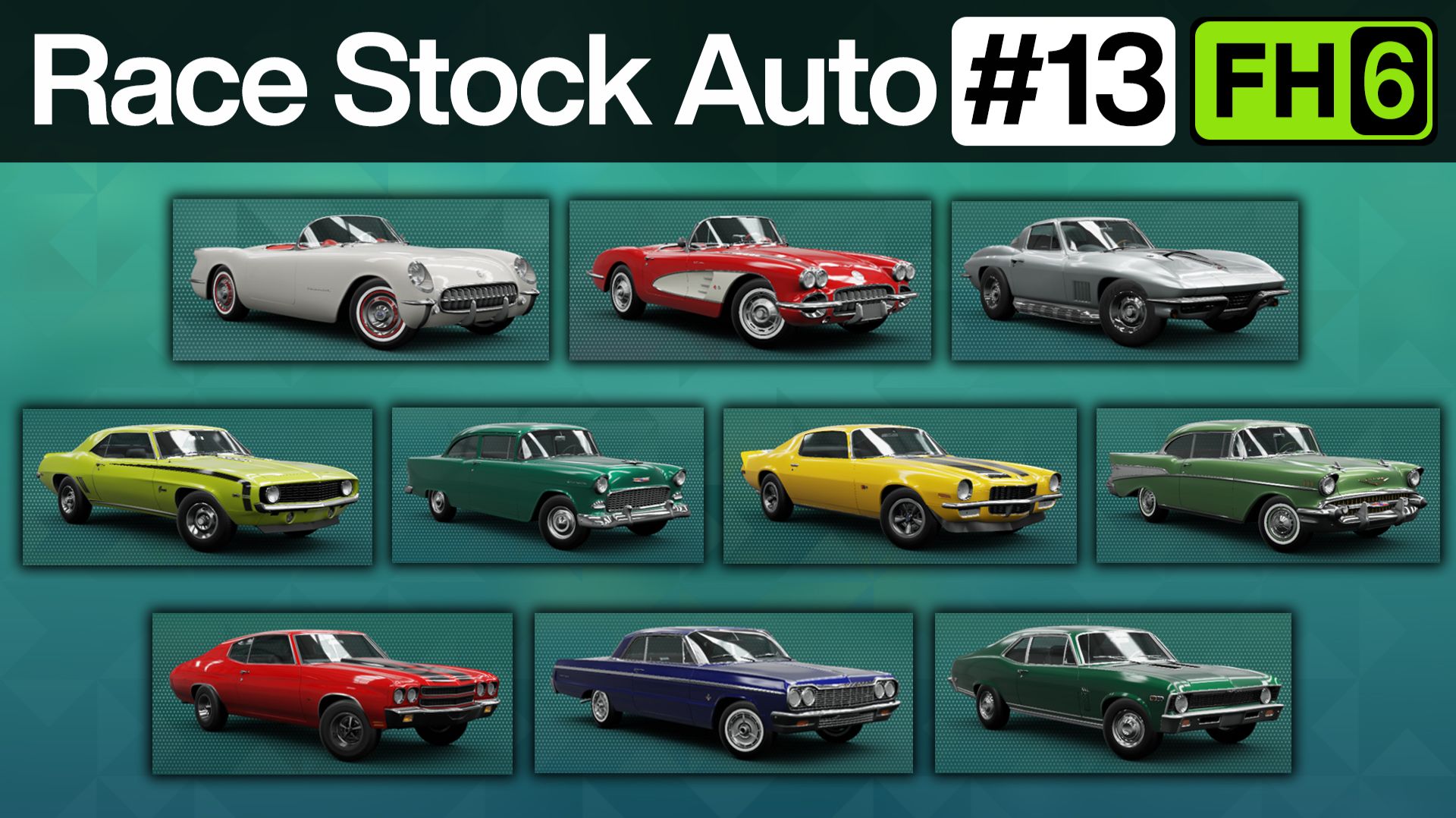 Forza Horizon 6 - Race Stock Auto #13 смотреть онлайн