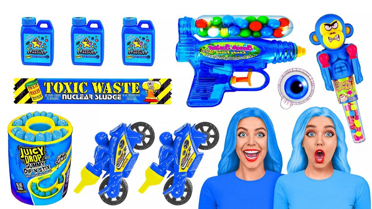 Челлендж с Синей Едой #2 # Едим продукты синего цвета целый день от Multi DO Challenge смотреть онлайн