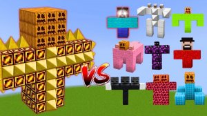 ИГНИС против всех боссов Майнкрафта - Битва мобов Майнкрафт