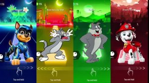 КОТ ТОМ Против ДРУЗЕЙ ПЕСИКОВ! 🐱🆚🐶 Эпичный Музыкальный Баттл В Tiles Hop EDM Rush 🔥🎶