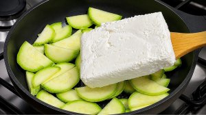 КАБАЧОК с ТВОРОГОМ на ЗАВТРАК?! 🤯 Не ожидала, что будет ТАК ВКУСНО — без муки и духовки