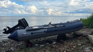 Краткий обзор моего нового лодочного комплекта 2026. Лодка Grouper 350 и мотор Tohatsu 9.8
