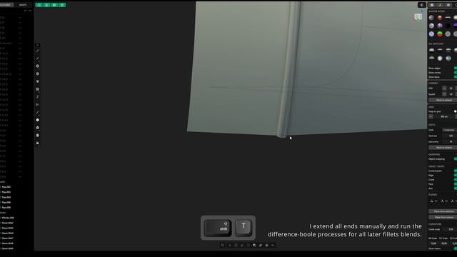PLASTICITY v25.3 Studio Advanced Nurbs Surfacing Tutorial On Patreon Part 8 Fillets смотреть онлайн