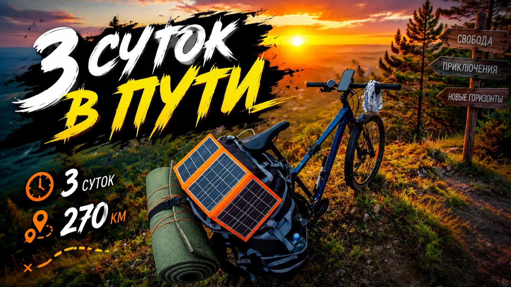 Велопоход на 3 дня. Хакасия