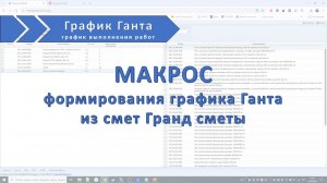Календарный график производства работ из смет Гранд Сметы