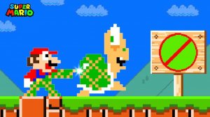 ЧТО БУДЕТ, ЕСЛИ МАРИО ЗАПРЕТЯТ ПРИКАСАТЬСЯ КО ВСЕМУ ЗЕЛЁНОМУ В SUPER MARIO BROS?