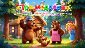🐻🥣👶✨ «Три медведя» для самых маленьких — сказка для детей | Аудиосказка для малышей