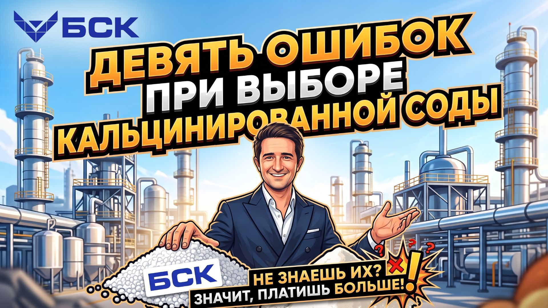 9 ошибок при выборе поставщика кальцинированной соды