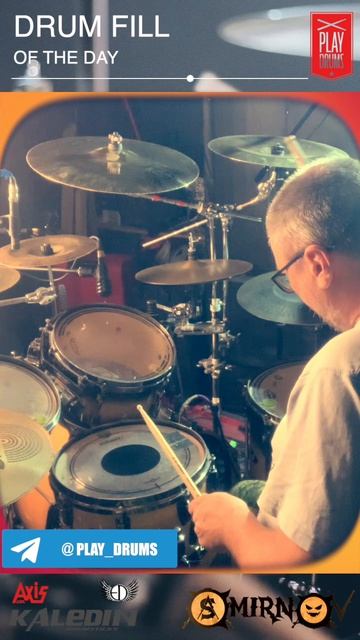 Заполнение на 2 четверти #3 #drumfill #drumlesson