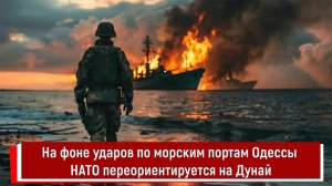На фоне ударов по морским портам Одессы НАТО переориентируется на Дунай