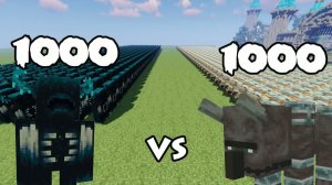 1000 Стражей против 1000 Опустошителей ｜ Minecraft