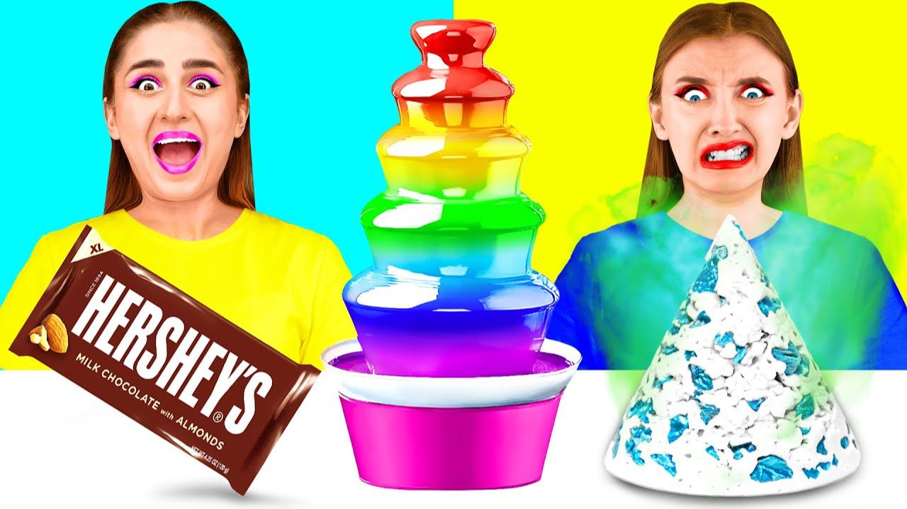 Шоколадный Фонтан Челлендж # Смешные Челленджи с Едой c Fun Teen смотреть онлайн