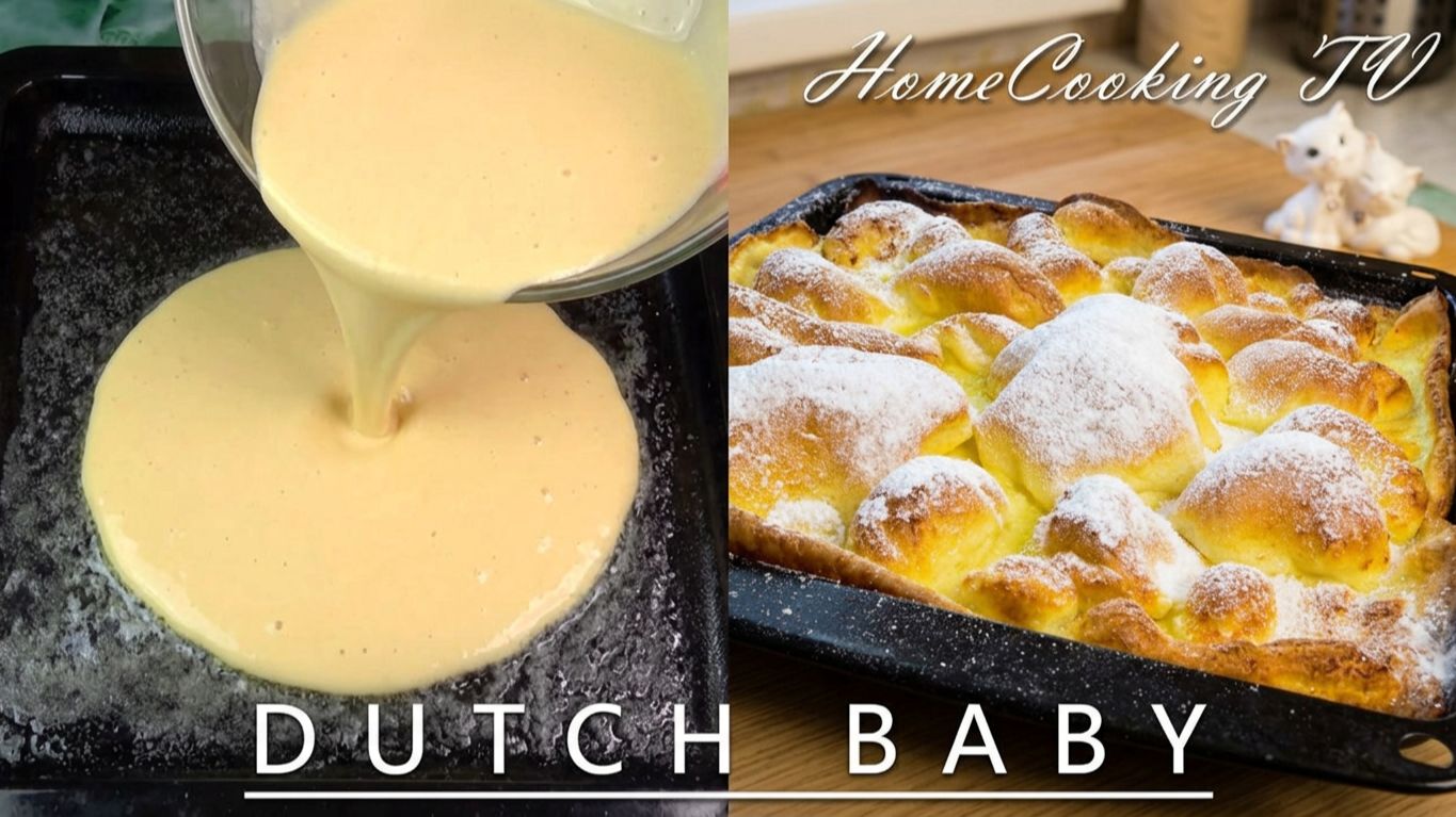 💣💥Рецепт бомба _Очень вкусно _Датская детка_ Взрывной блинчик _Простая выпечка к чаю Dutch baby смотреть онлайн