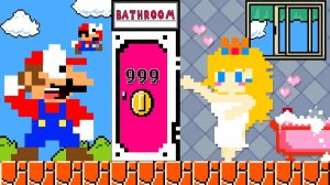 ЧТО СЛУЧИЛОСЬ С МАРИО И ПРИНЦЕССОЙ ПИЧ В ВАННОЙ? || ИГРОВАЯ АНИМАЦИЯ