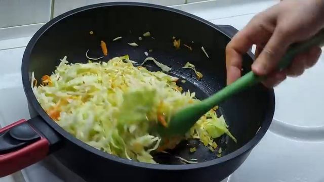 Гречка с капустой,на гарнир,вкусно.