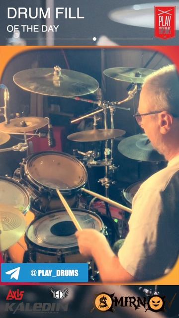 Заполнение на 2 четверти #2 #drumfill #drumlesson