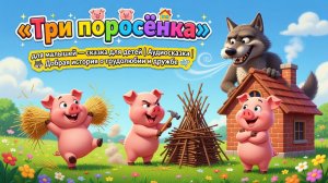 🐷🏠✨ «Три поросёнка» для малышей — сказка для детей | Аудиосказка | Добрая история