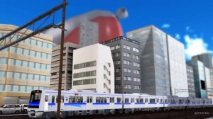 【巨大娘_giantess】5000倍巨大娘の踏み潰し朝潮ver⧸5000_times_giantess_CrushAsasio